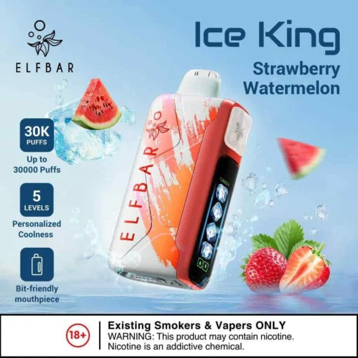 Elf Bar Ice King – Strawberry - Cheapest Vape in Mumbai