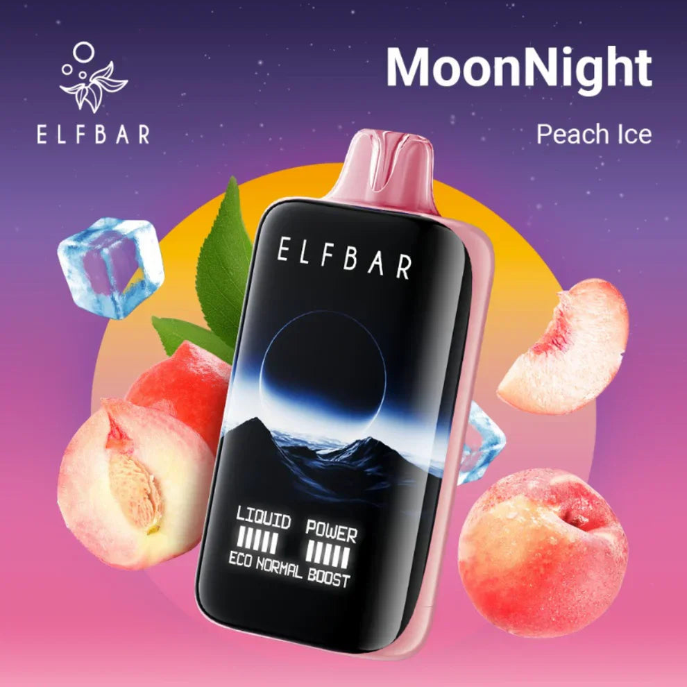 Elf Bar Moon Night 40K – Peach Ice - Vape Shop in Andheri
