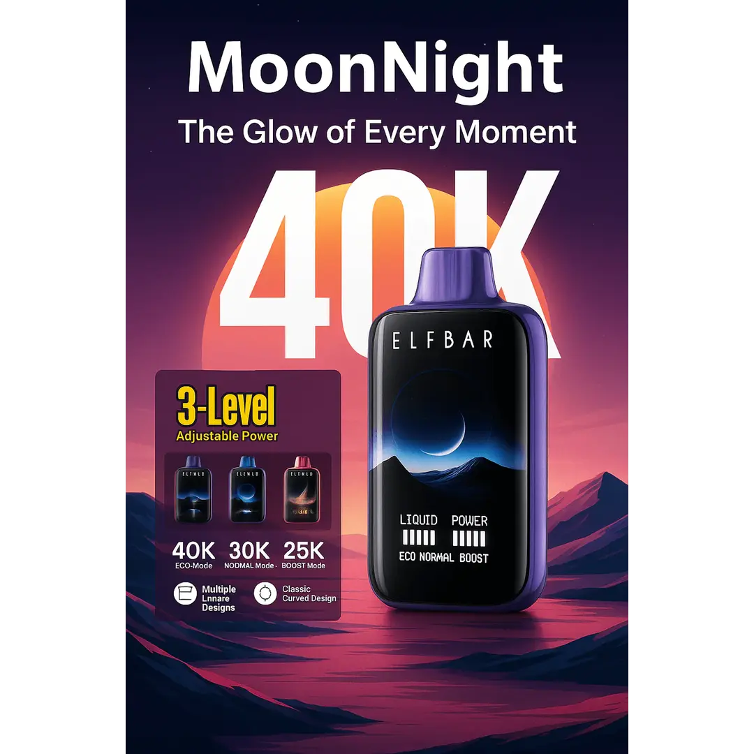 Elf Bar Moon Night – Blueberry Raspberry - Vape Shop Mumbai