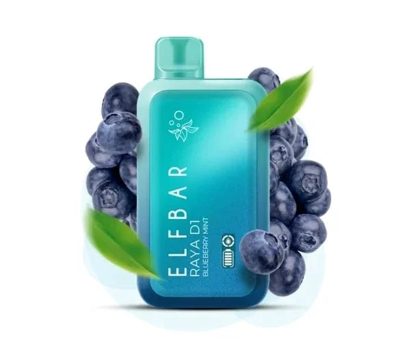 Elf Bar Raya D1 – Blueberry Mint - Vape delivery Mumbai