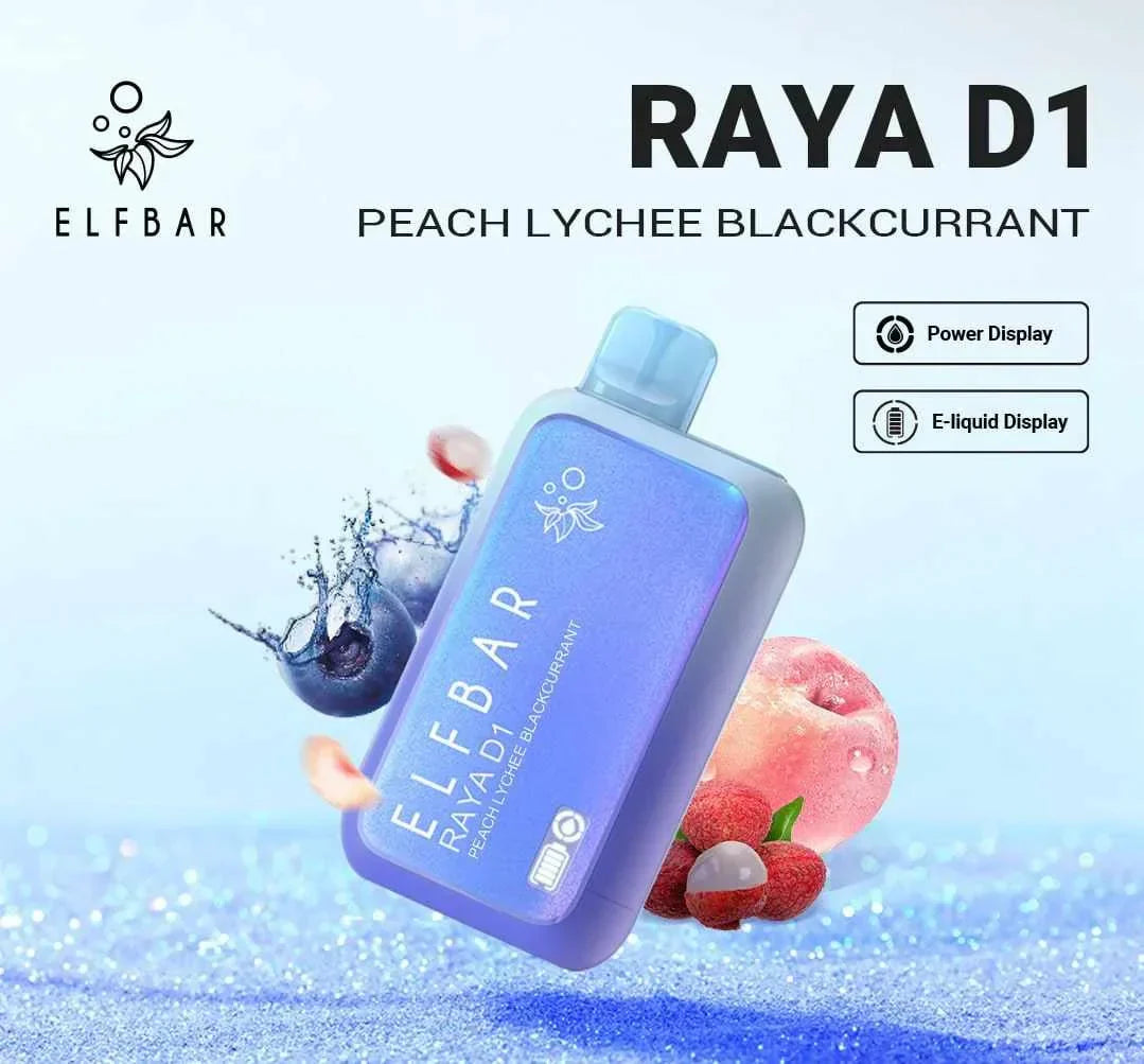 Elf Bar Raya D1 – Peach Lychee - Vape Shop Mumbai | Vape