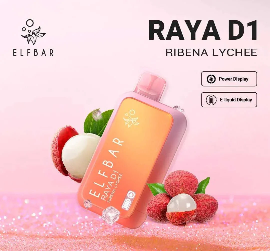 Elf Bar Raya D1 – Ribena Lychee - Mumbai Vape Shop