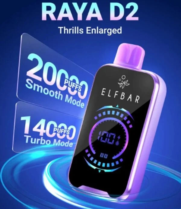 Elf Bar Raya D2 20000 Puffs | Vape in Mumbai - Vape Mumbai