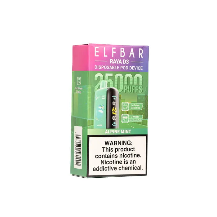 Elf Bar Raya D3 – Alpine Mint – 25000 - Vape Shop Near me
