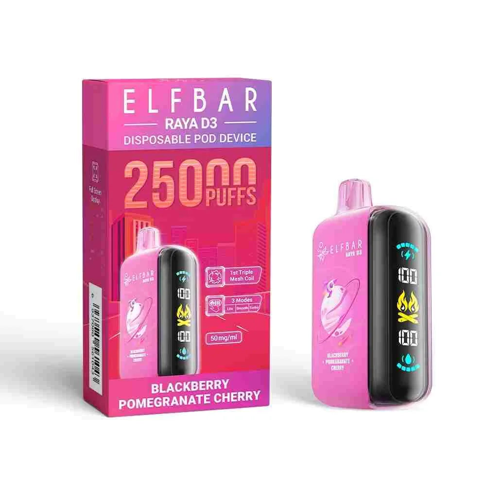 Elf Bar Raya D3 Blackberry Pomegranate - Mumbai Vape