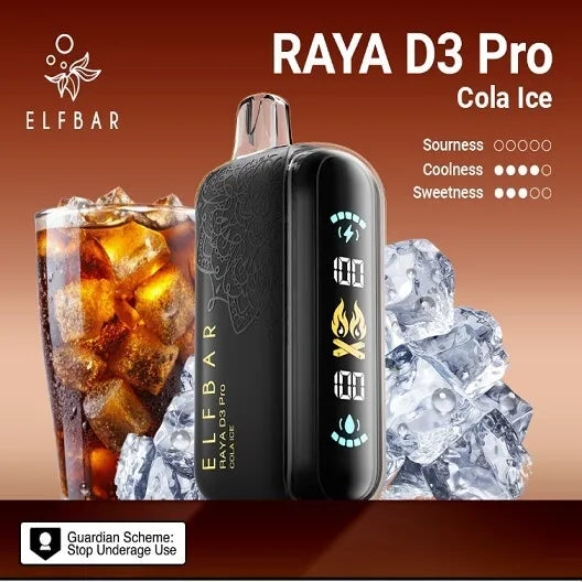 Elf Bar Raya D3 Pro 30K – Cola Ice - Vape Shop in Andheri