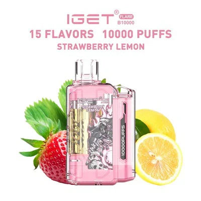 Iget Flare B10000 – Strawberry Lemon - Vape in Mumbai