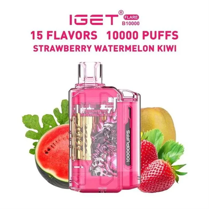 Iget Flare B10000 – Strawberry Watermelon Kiwi - Buy Authentic Vape in Mumbai - Vape Shop Mumbai