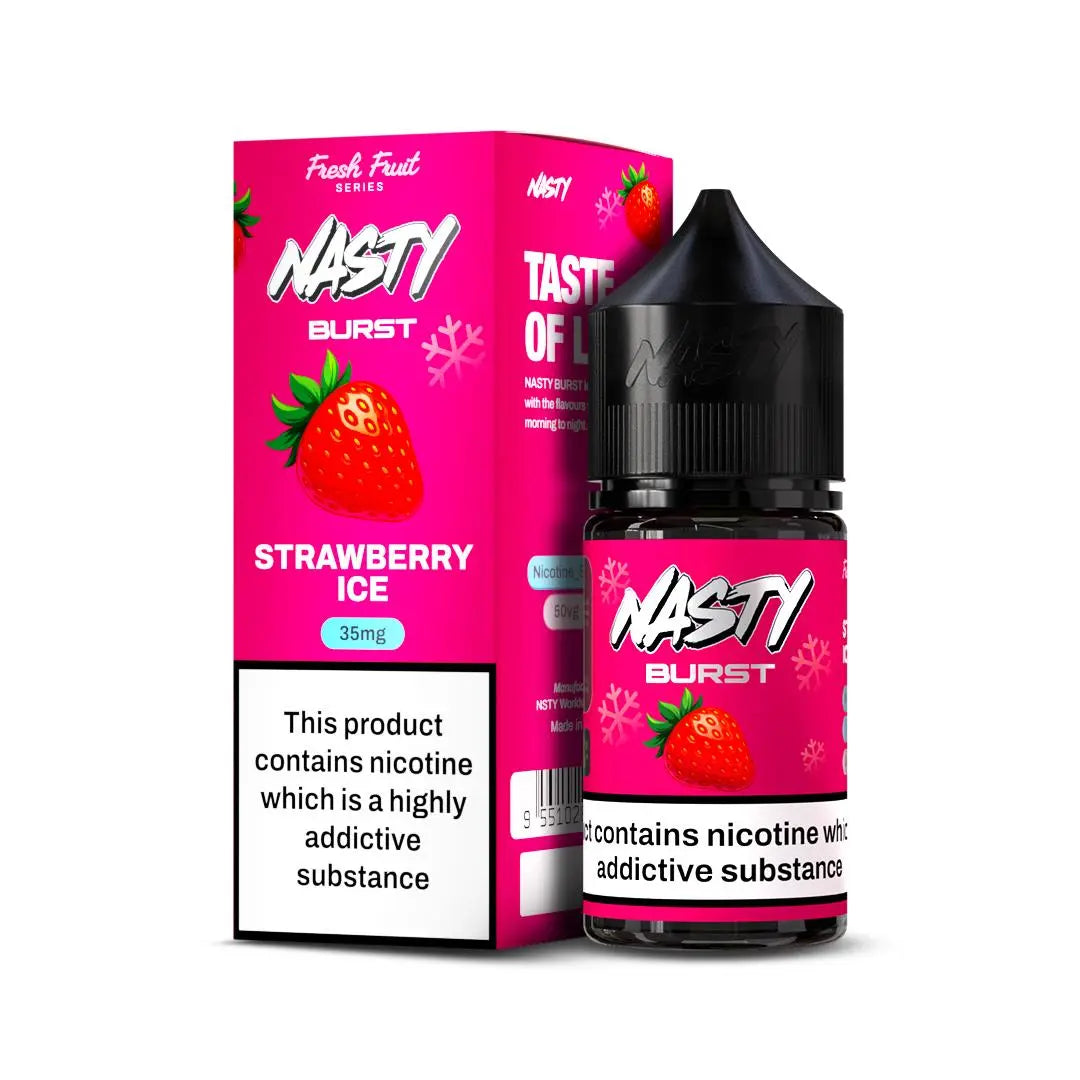 Nasty Burst Nic Salts – Strawberry Ice - Vape in Mumbai